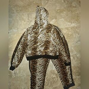 Leopard Print jogging suit